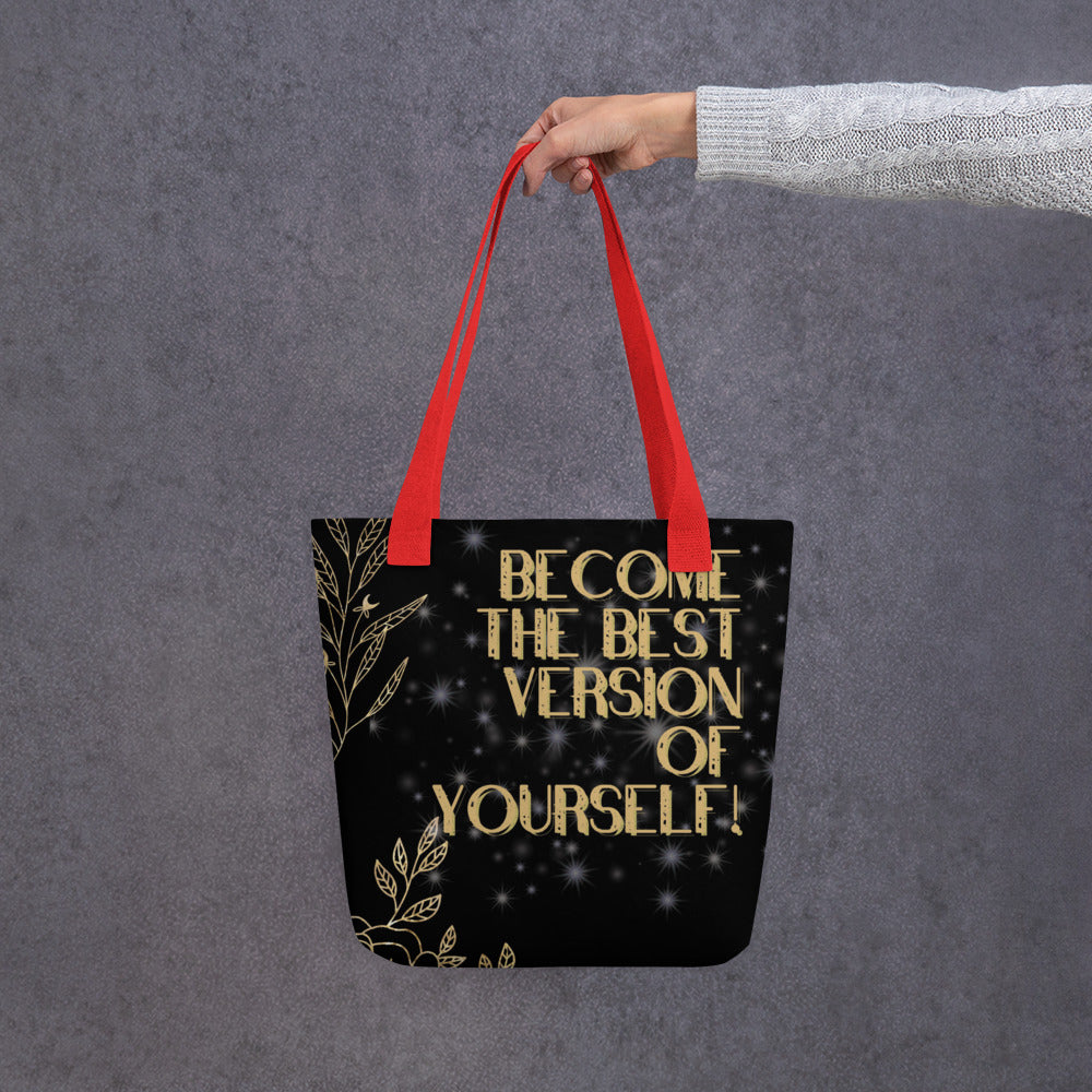 To Become The Best Version Of Yourself Tote bag