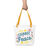 Load image into Gallery viewer, Choose Peace Tote bag