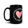 Load image into Gallery viewer, Be Faithful Fearless And Free Black Glossy Mug