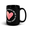 Load image into Gallery viewer, Be Faithful Fearless And Free Black Glossy Mug