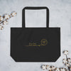 Load image into Gallery viewer, Connected Heart Large organic tote bag