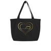 Load image into Gallery viewer, Beating Heart Large organic tote bag