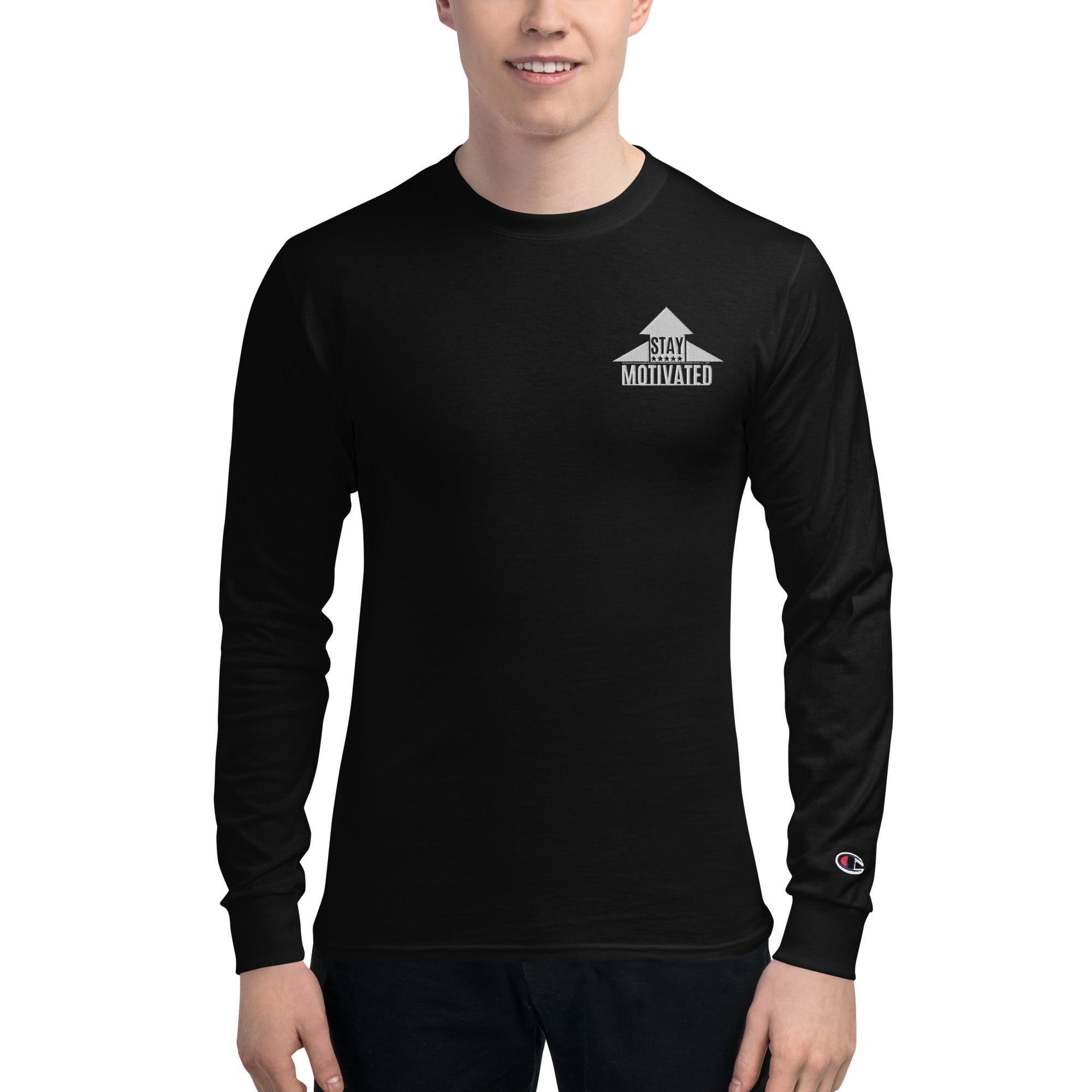 Stay Motivated Men's Champion Long Sleeve Shirt