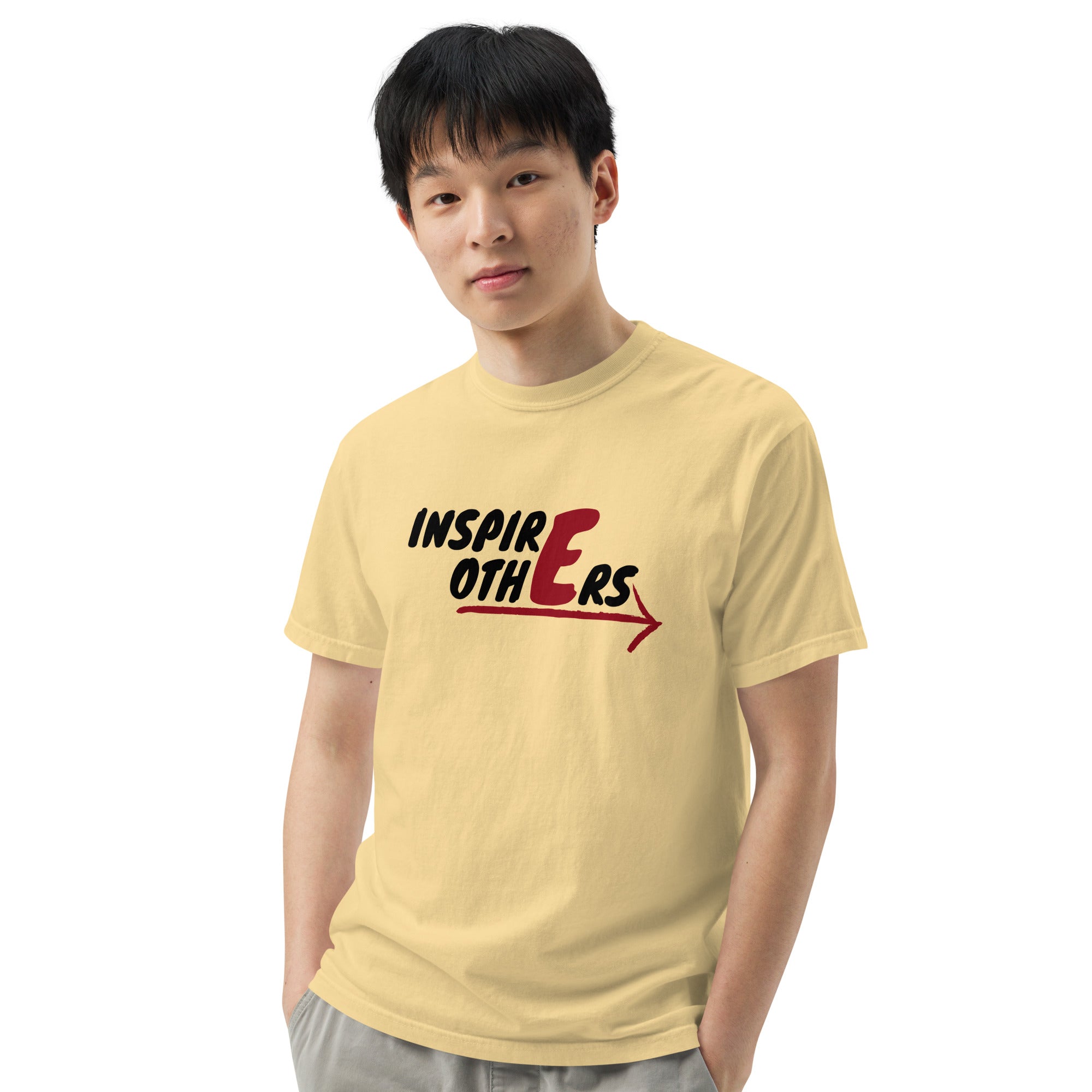Inspire Others Men’s garment-dyed heavyweight t-shirt