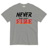 Load image into Gallery viewer, Never Lose Your Fire Men’s garment-dyed heavyweight t-shirt