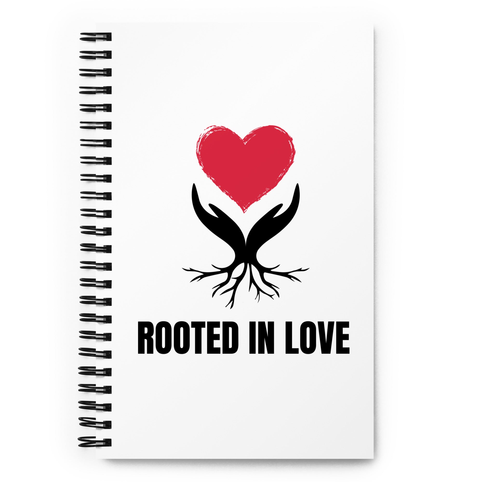Rooted In Love Spiral notebook
