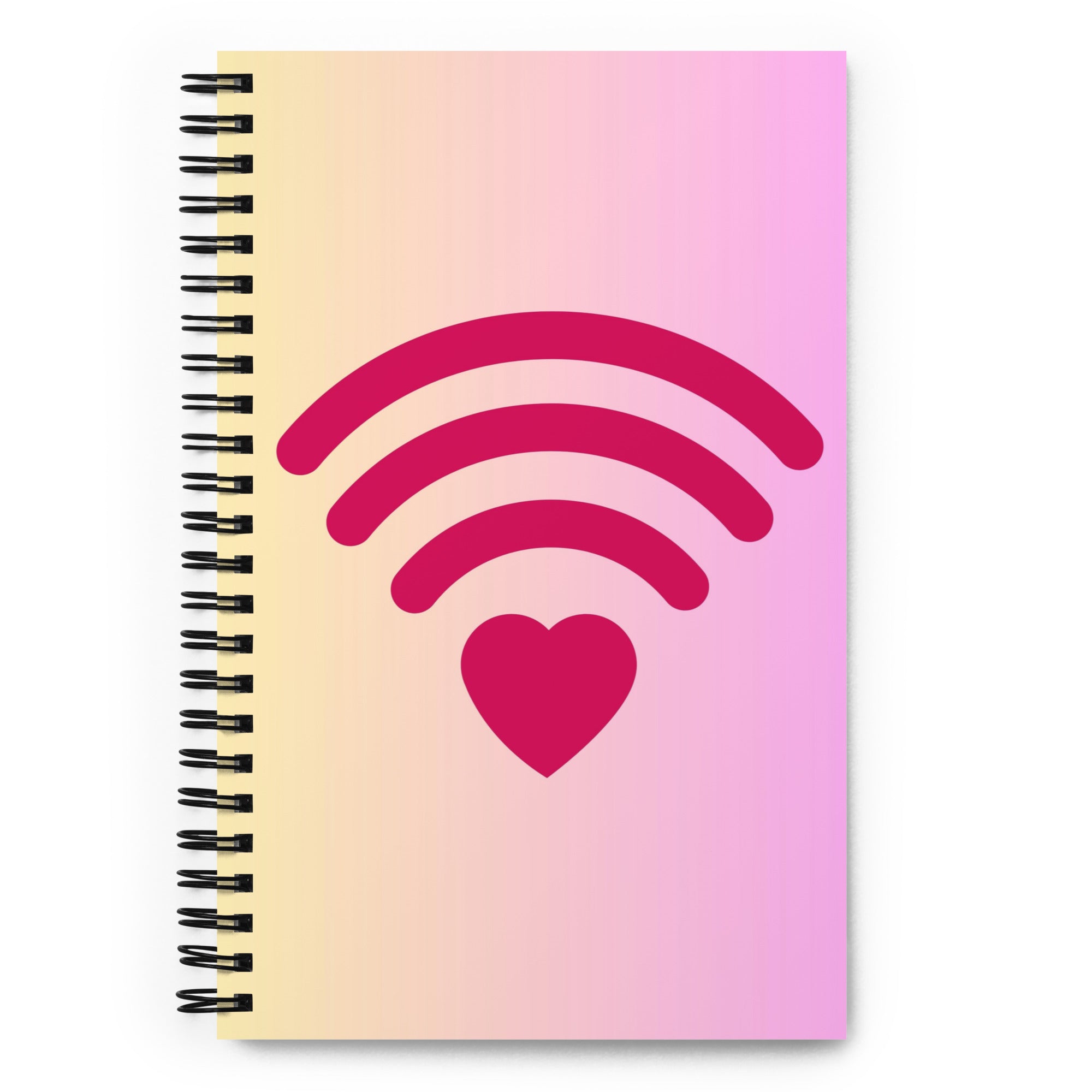 Signal Heart Spiral notebook