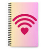 Signal Heart Spiral notebook