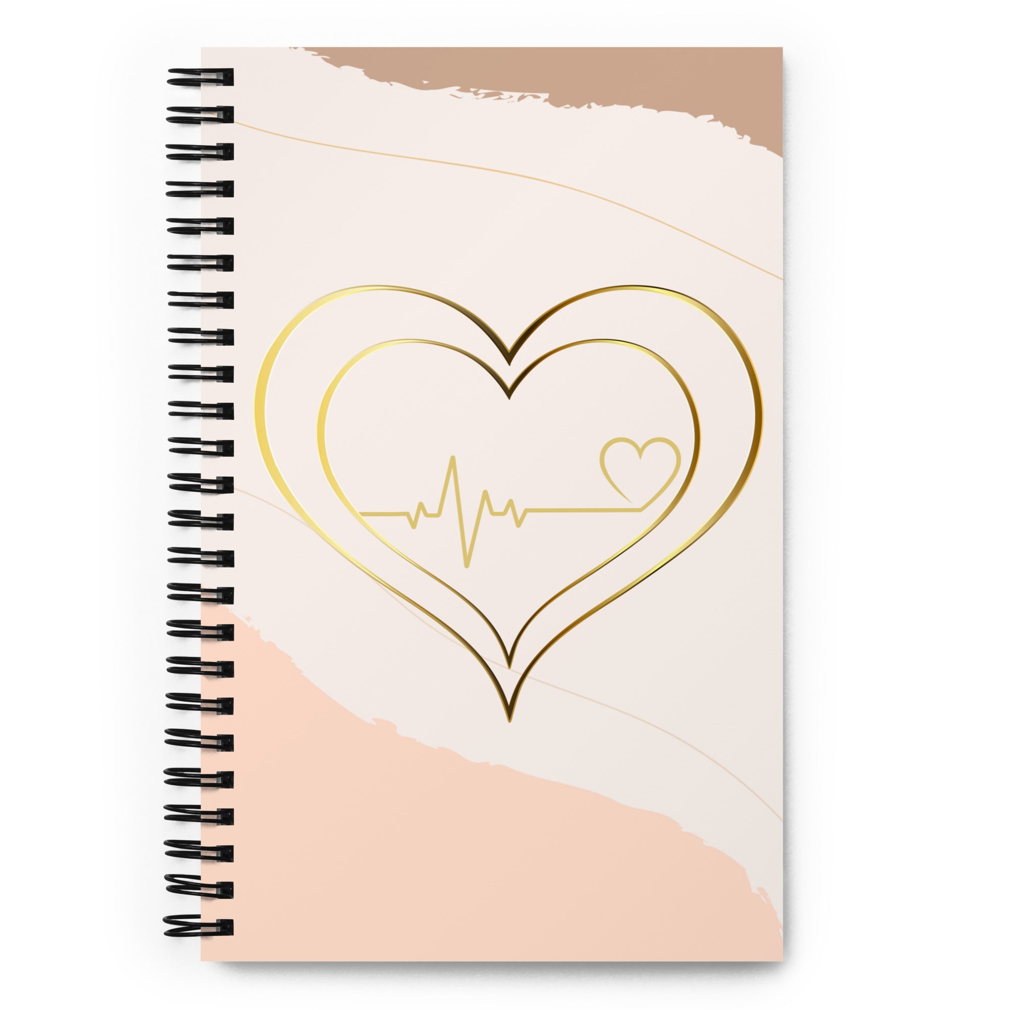 Heart That Beats Spiral notebook