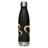 Big And Small Heart Stainless steel water bottle
