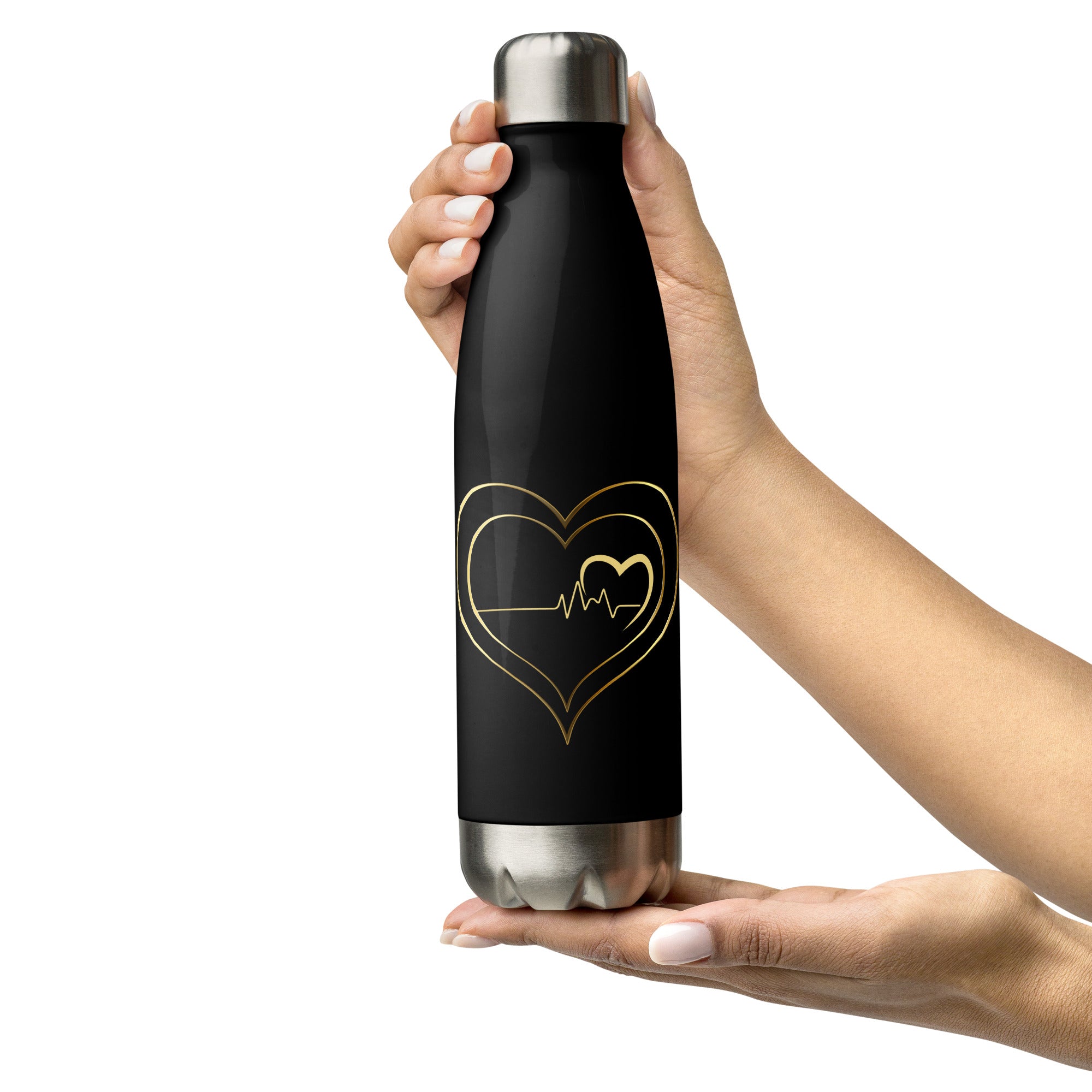 Beating Heart Stainless steel water bottle