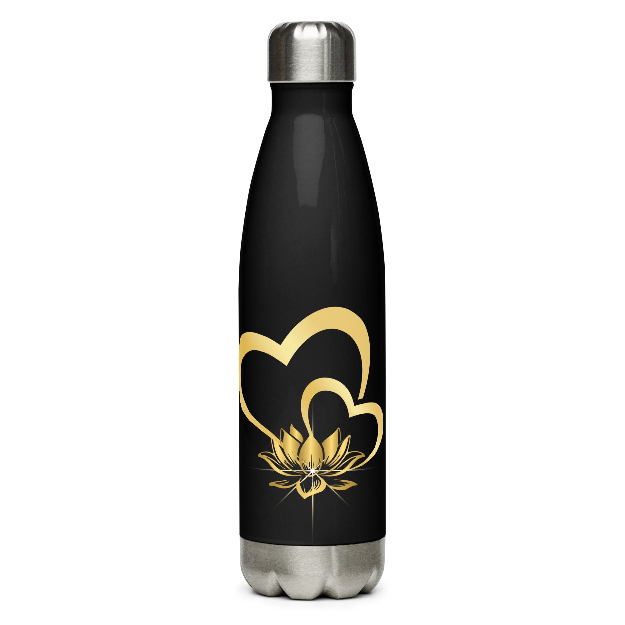 Big And Small Heart Stainless steel water bottle