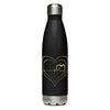 Beating Heart Stainless steel water bottle