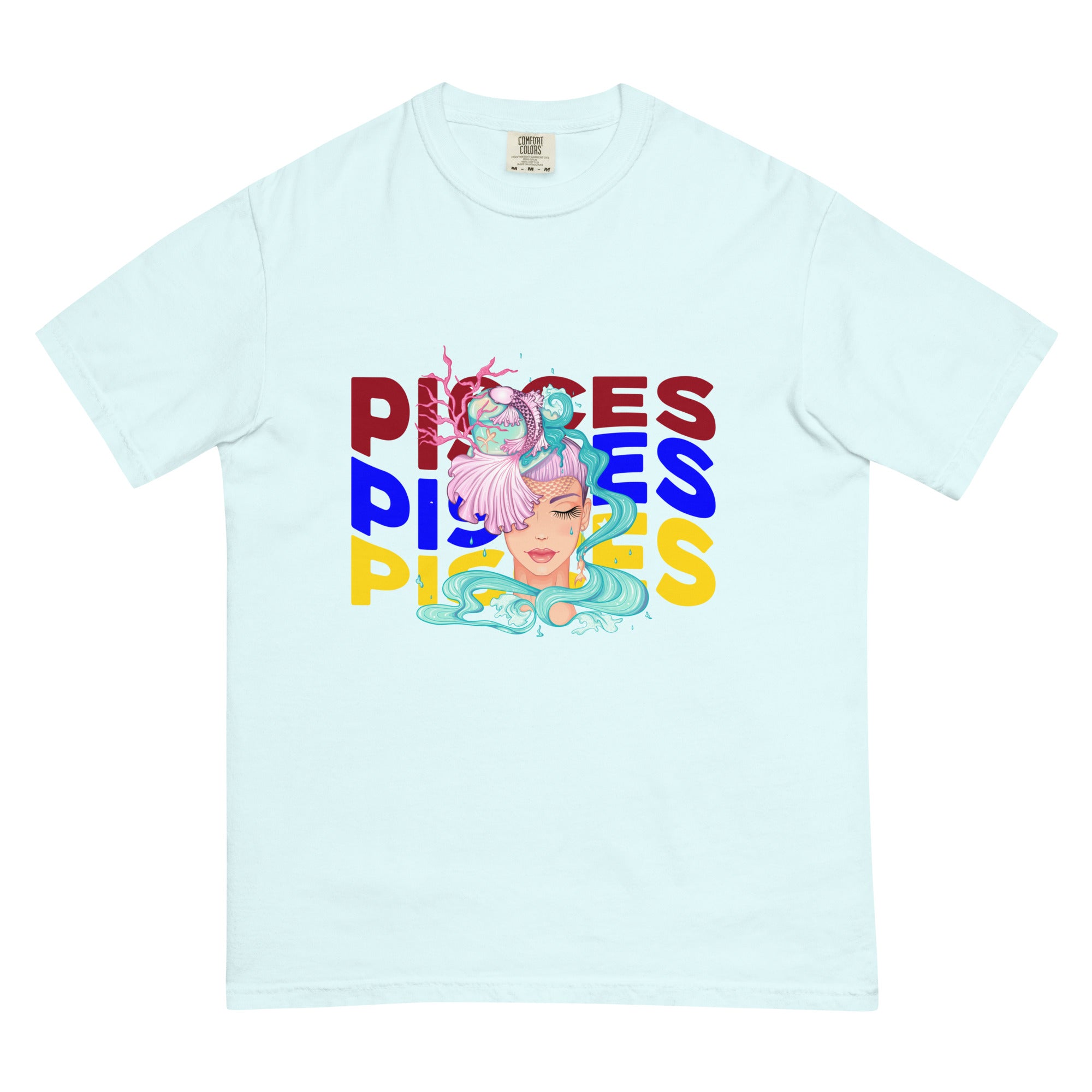 Pisces Unisex garment-dyed heavyweight t-shirt