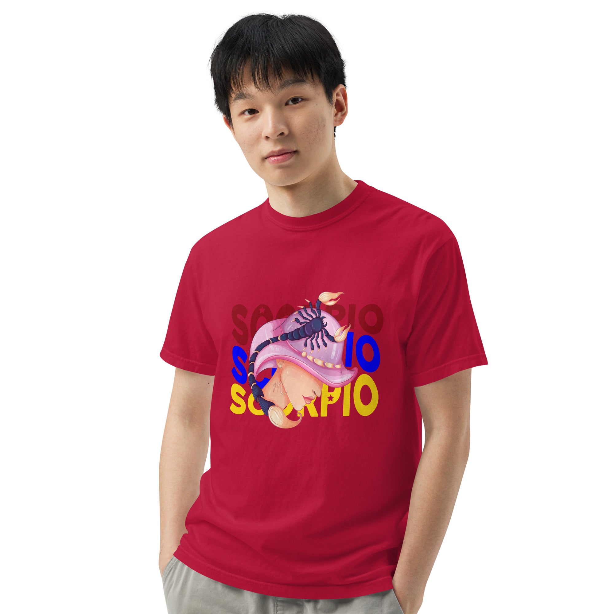 Scorpio Unisex garment-dyed heavyweight t-shirt