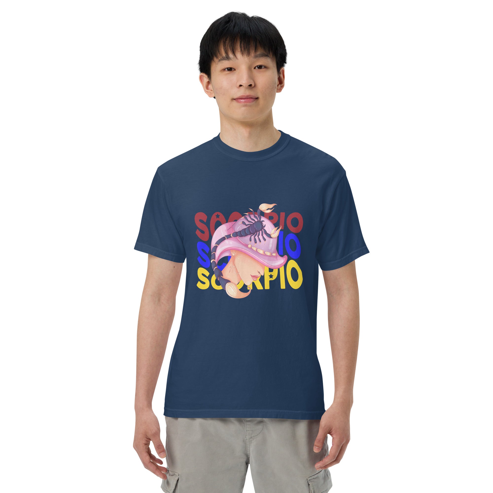 Scorpio Unisex garment-dyed heavyweight t-shirt