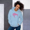 Load image into Gallery viewer, Paw Heart Unisex Hoodie