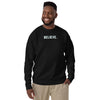 Load image into Gallery viewer, Believe Unisex Premium Sweatshirt