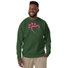 Load image into Gallery viewer, Paw Heart Unisex Premium Sweatshirt