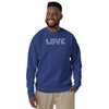 Load image into Gallery viewer, Love Unisex Premium Sweatshirt