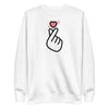 Load image into Gallery viewer, I Heart You Unisex Premium Sweatshirt