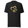 Big And Small Golden Heart Unisex t-shirt