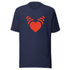 Load image into Gallery viewer, Heart Design Unisex t-shirt