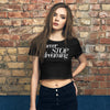 Load image into Gallery viewer, Never Stop Dreaming Women’s Crop Tee
