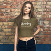 Load image into Gallery viewer, Hello Monday Women’s Crop Tee