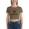Load image into Gallery viewer, Rooted In Love Women’s Crop Tee