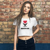 Load image into Gallery viewer, Rooted In Love Women’s Crop Tee
