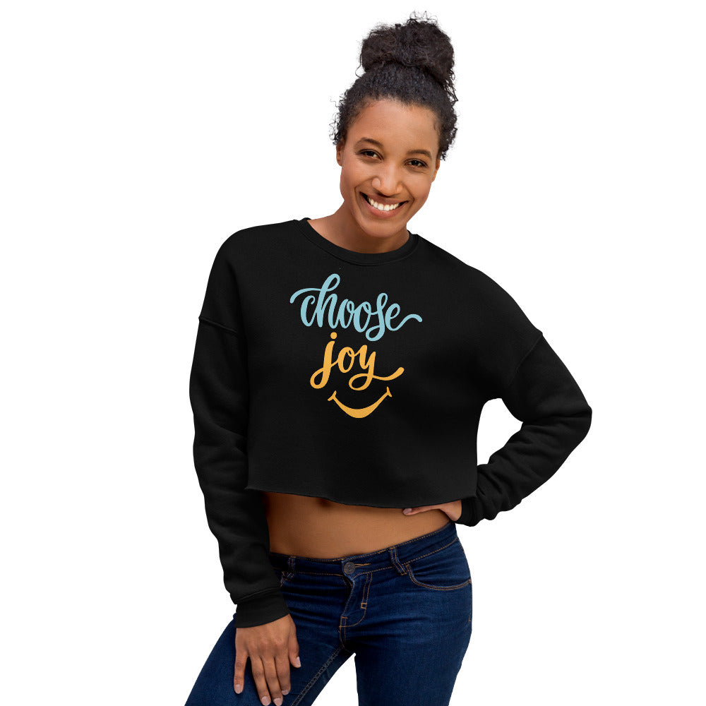 Choose Joy Crop Sweatshirt