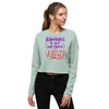 Load image into Gallery viewer, Happines Is Not Out There, It&#39;s In You Crop Sweatshirt