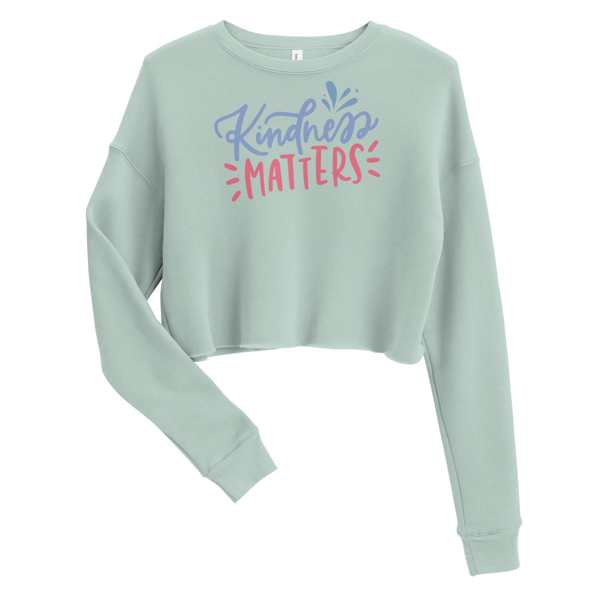 Kindness Matters Crop Sweatshirt