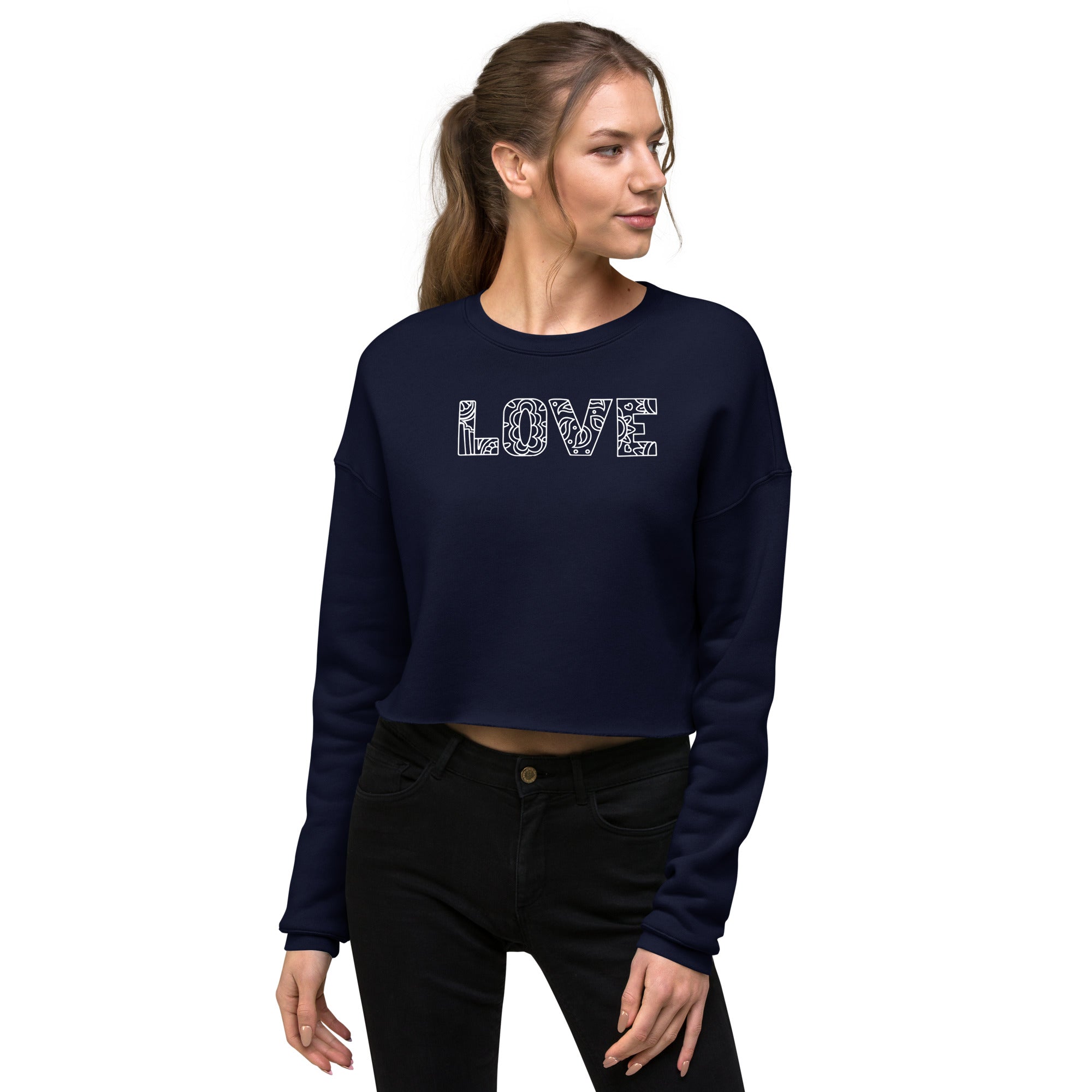 LOVE Crop Sweatshirt