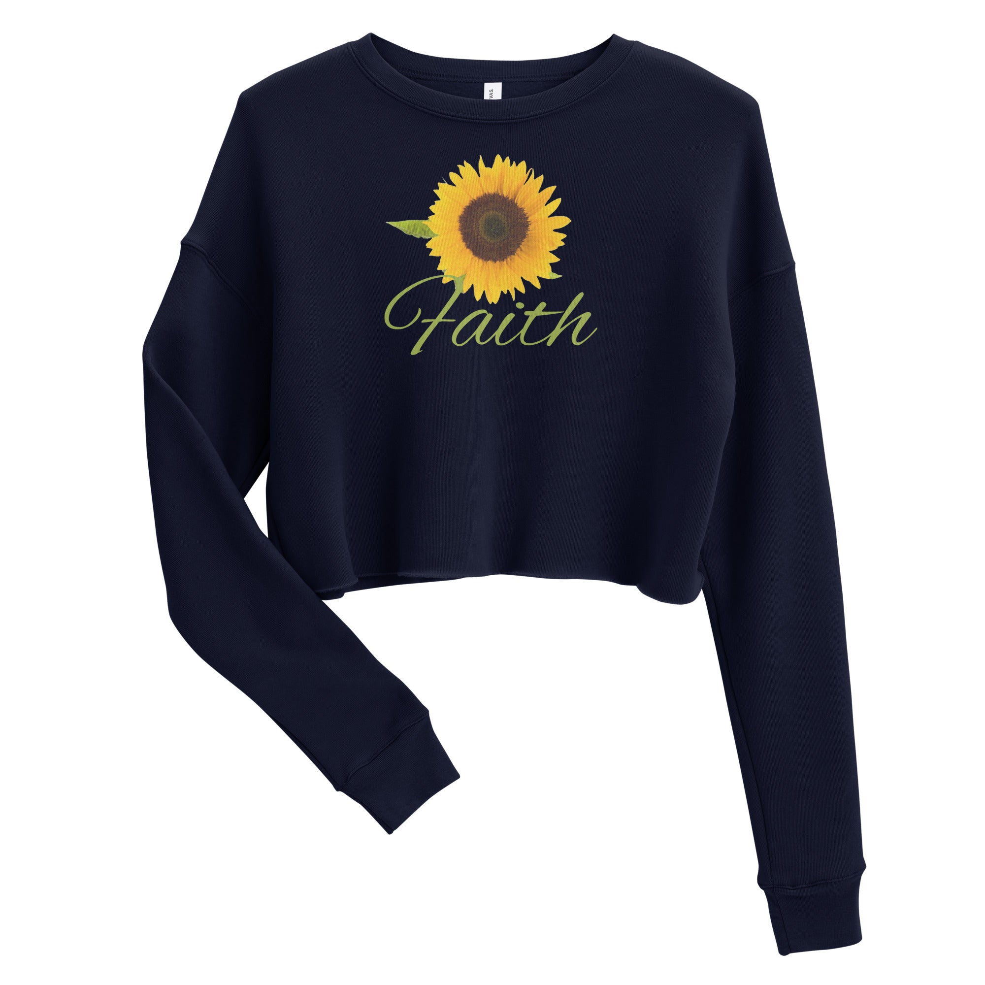Faith Crop Sweatshirt