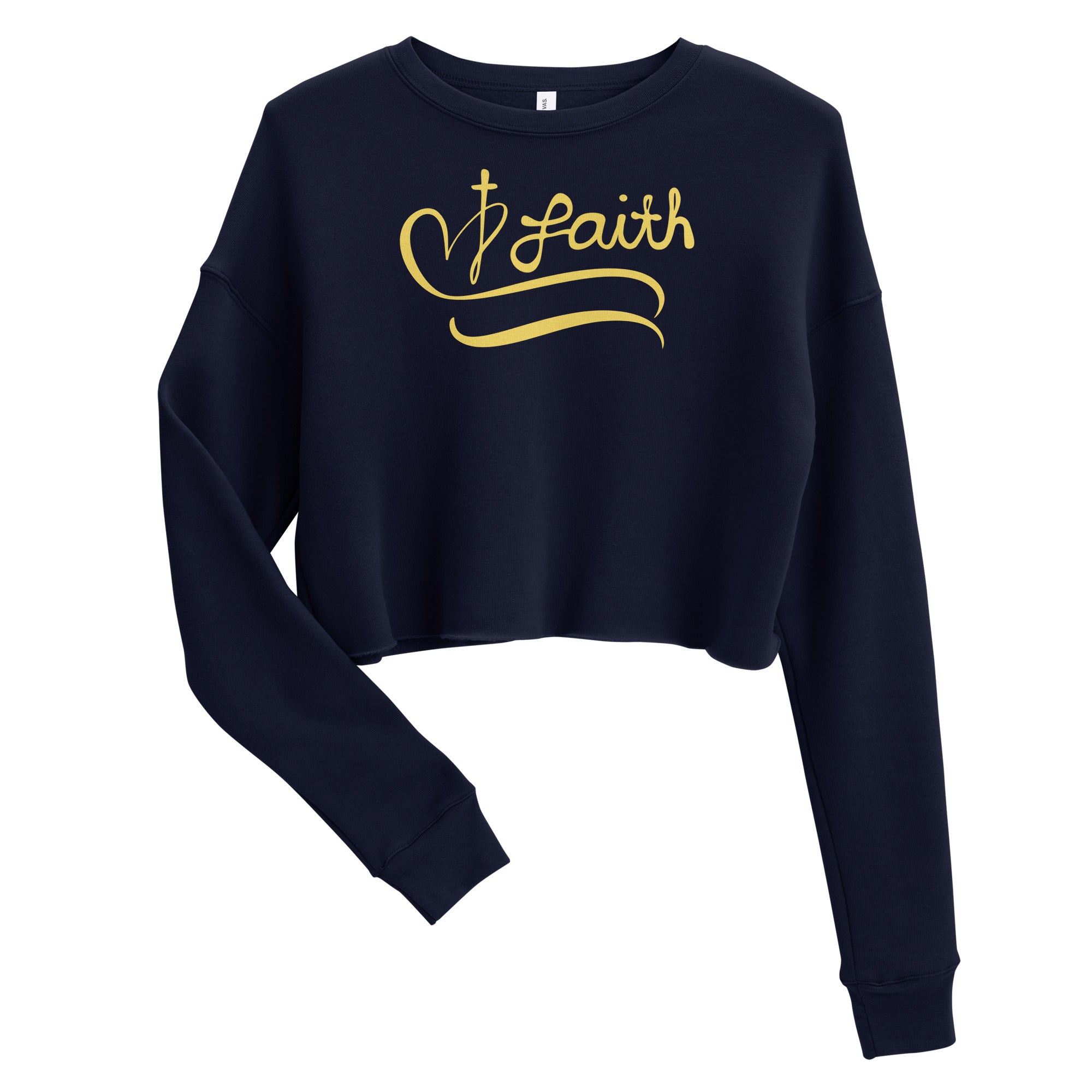 Faith Crop Sweatshirt