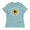 Load image into Gallery viewer, Choose Positivity Sunflower Women&#39;s Relaxed T-Shirt