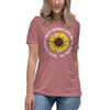 Load image into Gallery viewer, Choose Positivity Sunflower Women&#39;s Relaxed T-Shirt