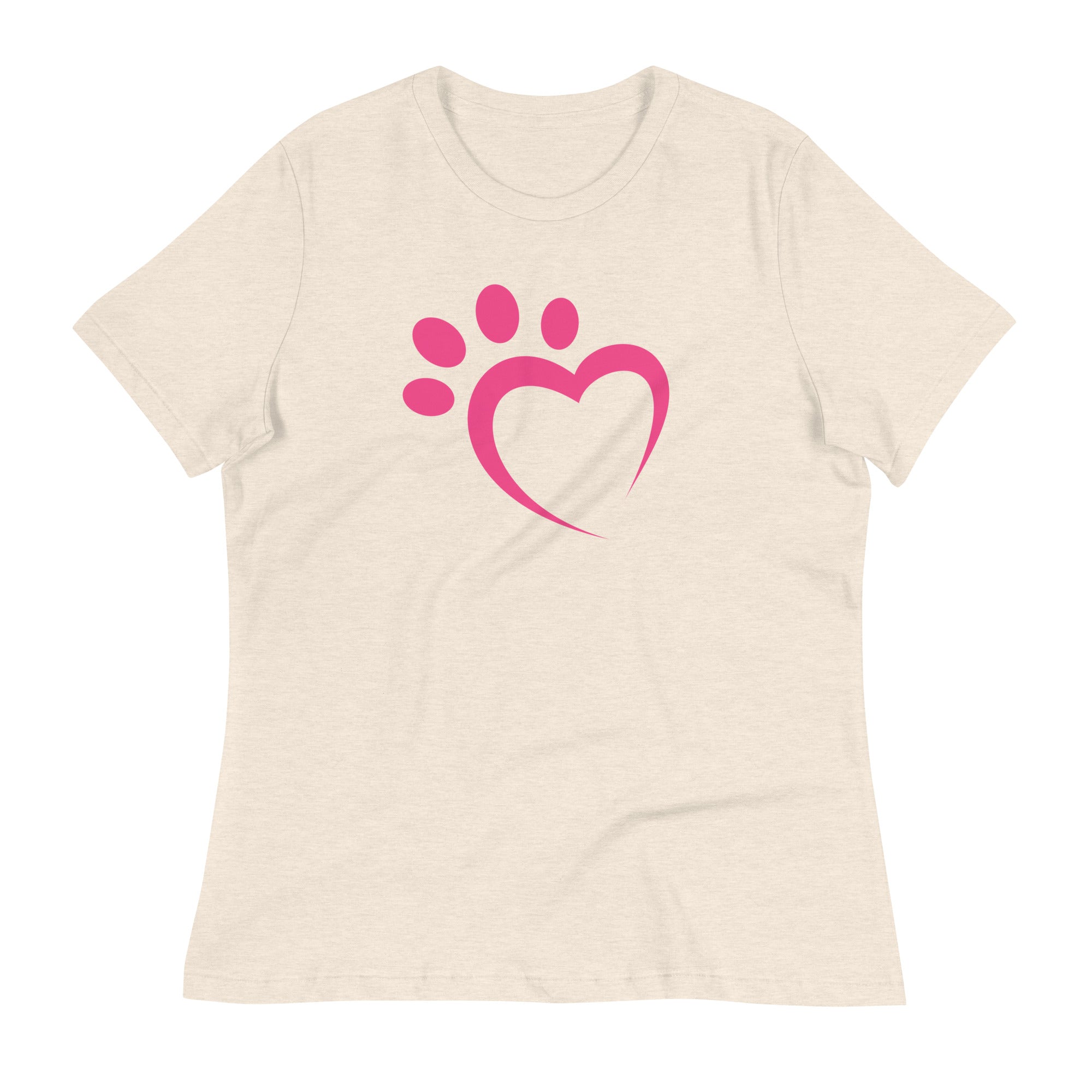 Heart Paw Women's Relaxed T-Shirt
